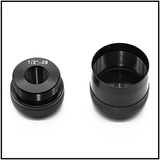 Maglite  CC Cell Cap Set 1/2-28 Aluminum End Caps Black